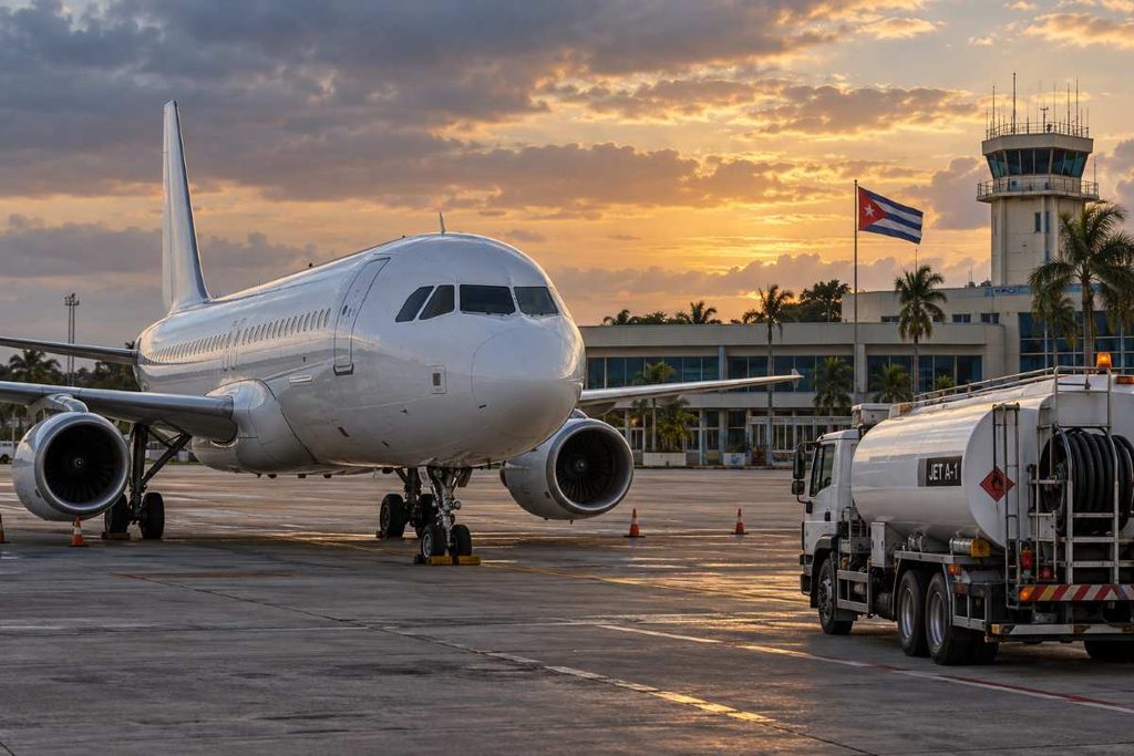 Cuba prolonga la falta de combustible en diez aeropuertos y mantiene la incertidumbre sobre los vuelos Cuba prolonga la falta de combustible en diez aeropuertos y mantiene la incertidumbre sobre los vuelos