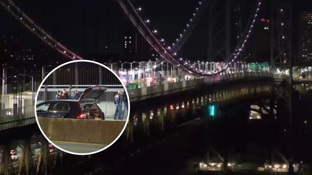 Hombre muere tras ser encontrado con herida de bala en el puente George Washington, Nueva York Hombre muere tras ser encontrado con herida de bala en el puente George Washington, Nueva York