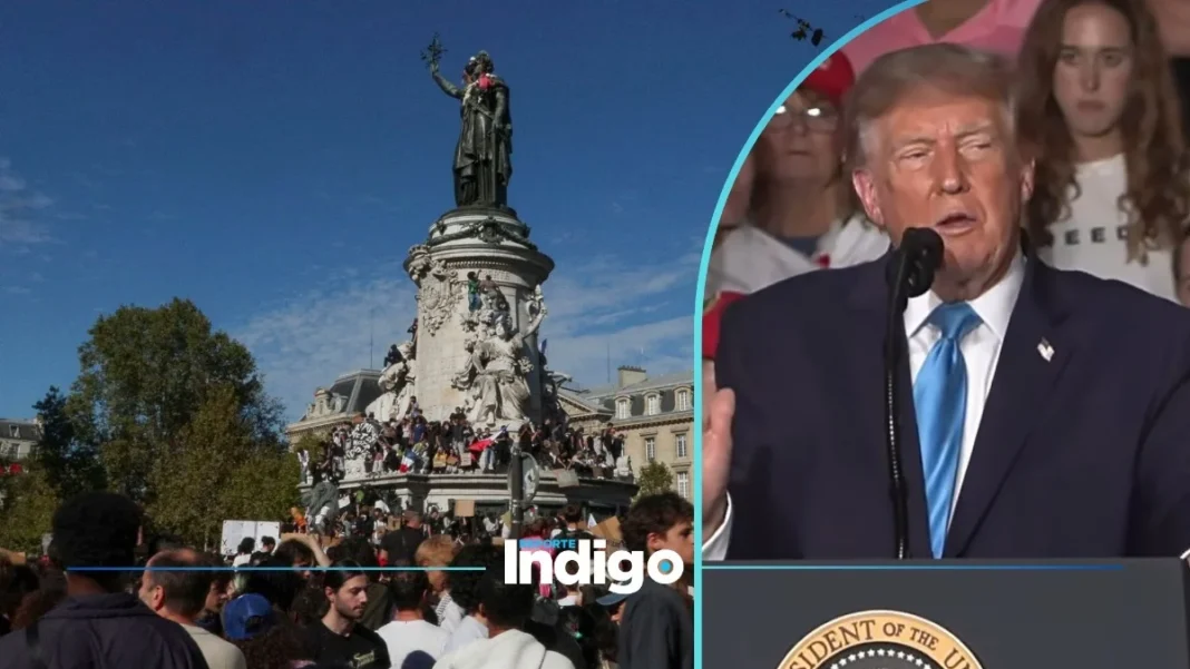 Durante protestas en Francia, Donald Trump acusa al islam de intentar apoderarse del país Durante protestas en Francia, Donald Trump acusa al islam de intentar apoderarse del país